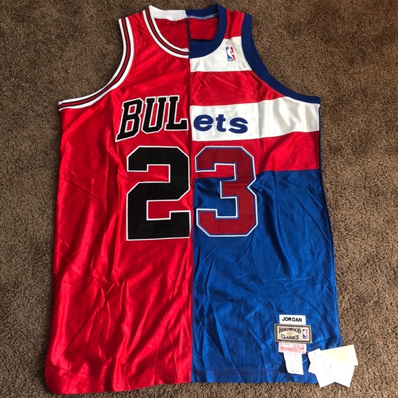 Mitchell & Ness Other - Jordan Bullets Jersey Mash Up